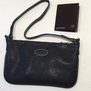 NEW Mulberry Scotchgrain Black Mini Handbag